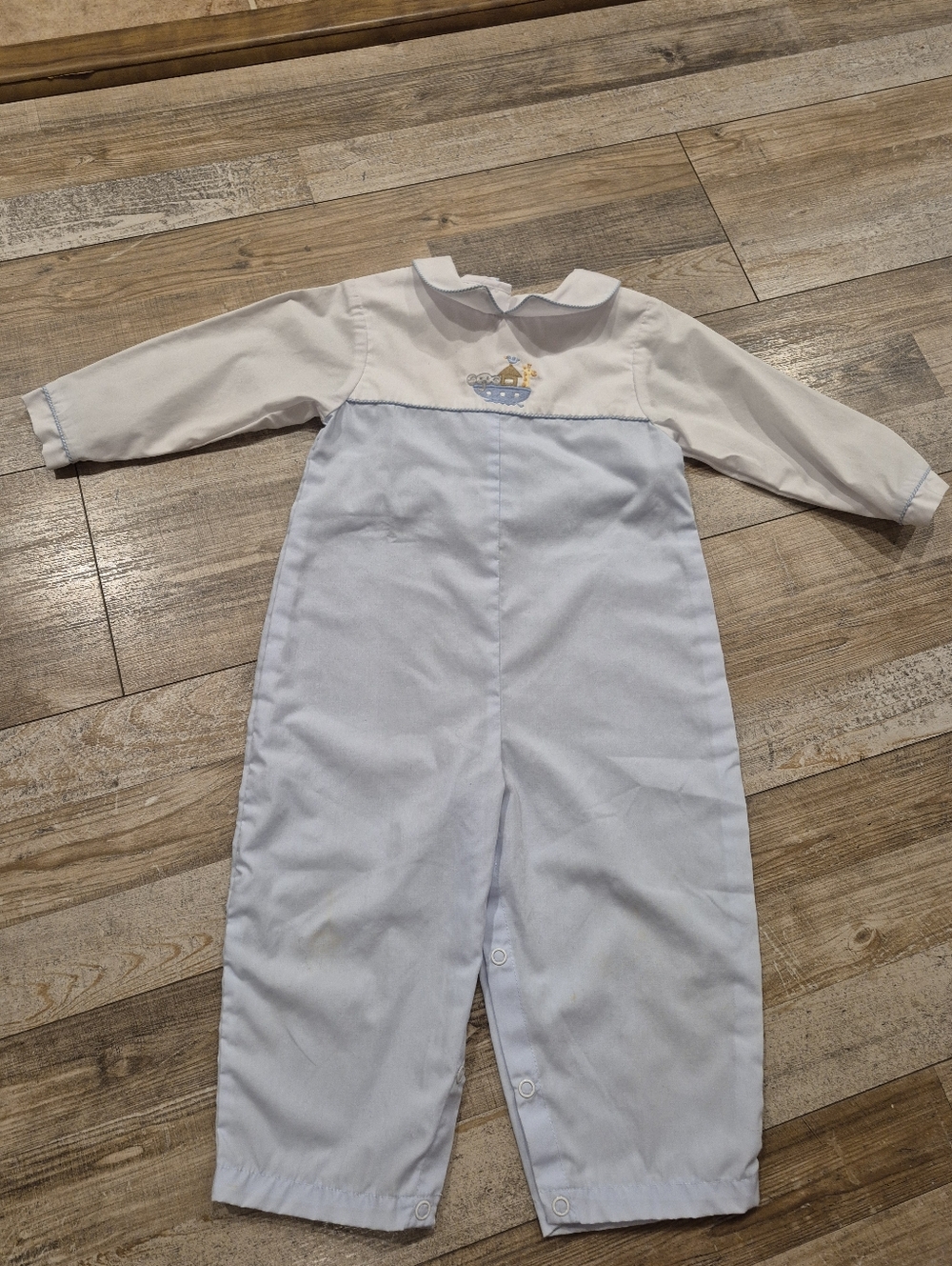 Petit Ami Noah's Ark Coverall, Size 24mo